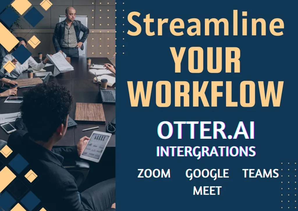 Otter.ai Integrations: Otter.ai with Zoom, google meet, and Teams